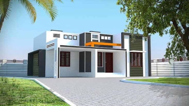 modern single floor house design modern single floor house design