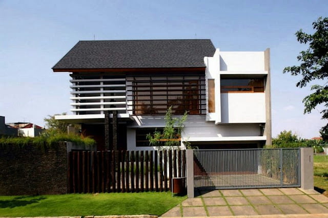 Minimalist 2-storey Tropical House Minimalist 2-storey Tropical House