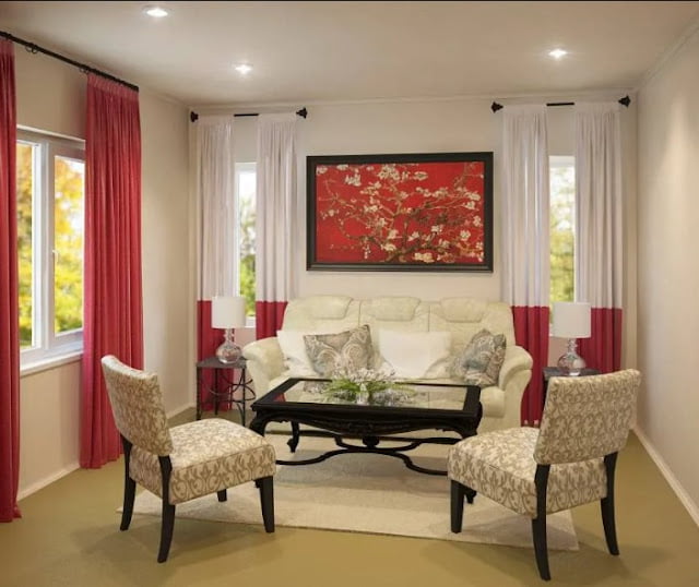 red curtains living room red curtains living room