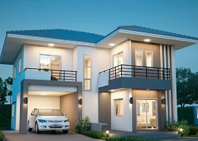 small two storey house plans with balcony small two storey house plans with balcony