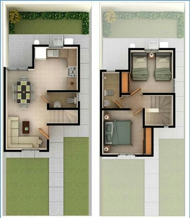 small two story house plan small two story house plan