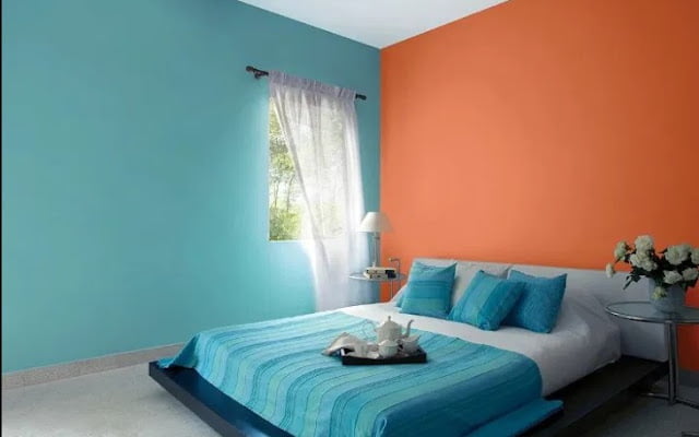 orange two colour combination for bedroom walls orange two colour combination for bedroom walls