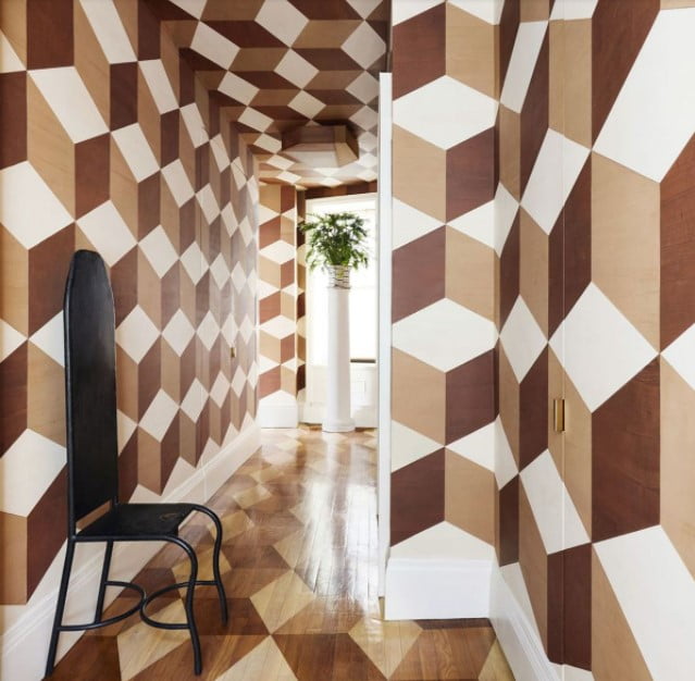 room geometric wall paint room geometric wall paint