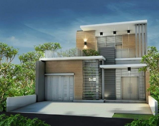 2-storey house design without fence 2-storey house design without fence