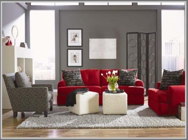 red and gray color scheme living room red and gray color scheme living room