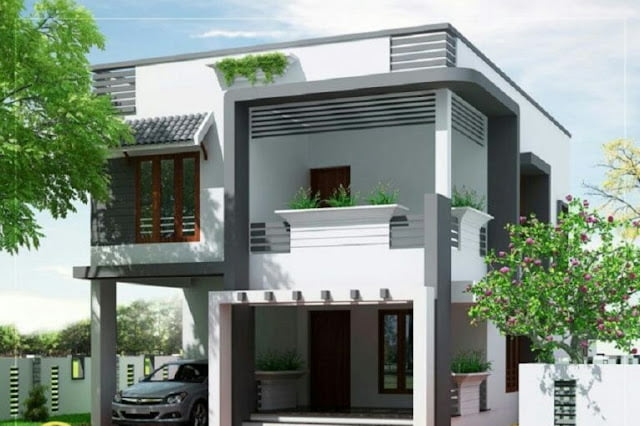 Minimalist 2-Story House with Spacious Balcony Minimalist 2-Story House with Spacious Balcony