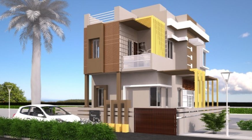 2nd floor house front elevation designs for double floor 2nd floor house front elevation designs for double floor