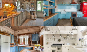 modern rustic kitchen cabinets