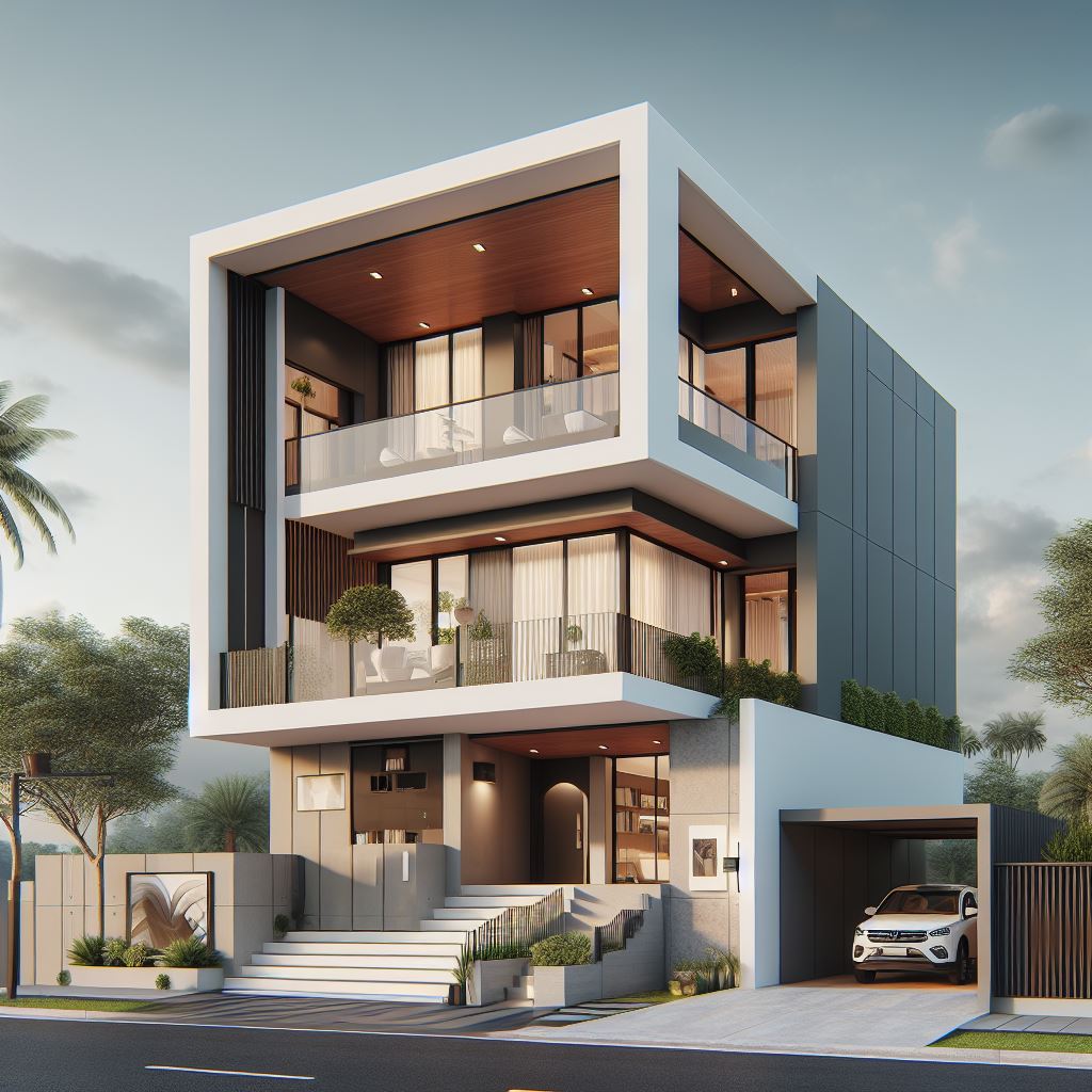 minimalist 2 storey house designs