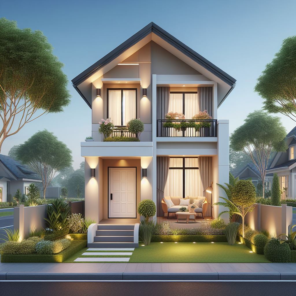 small 2 storey house designs