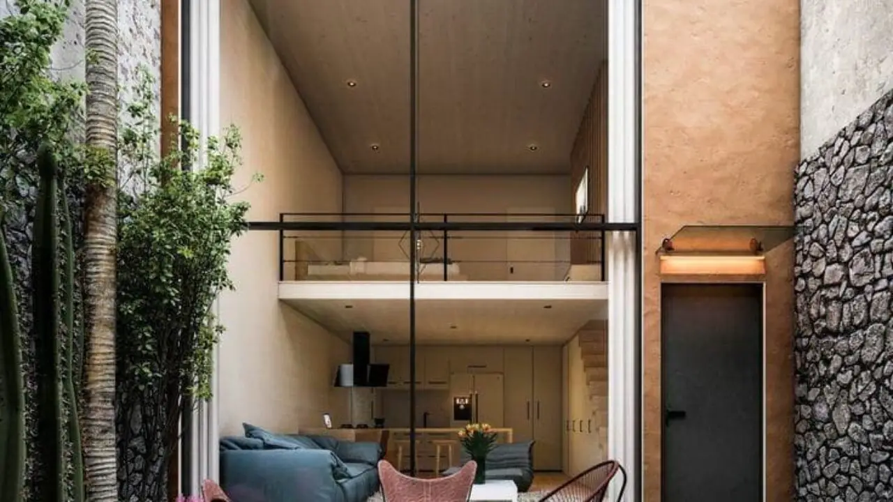 Minimalist-industrial-style-multi-storey-house