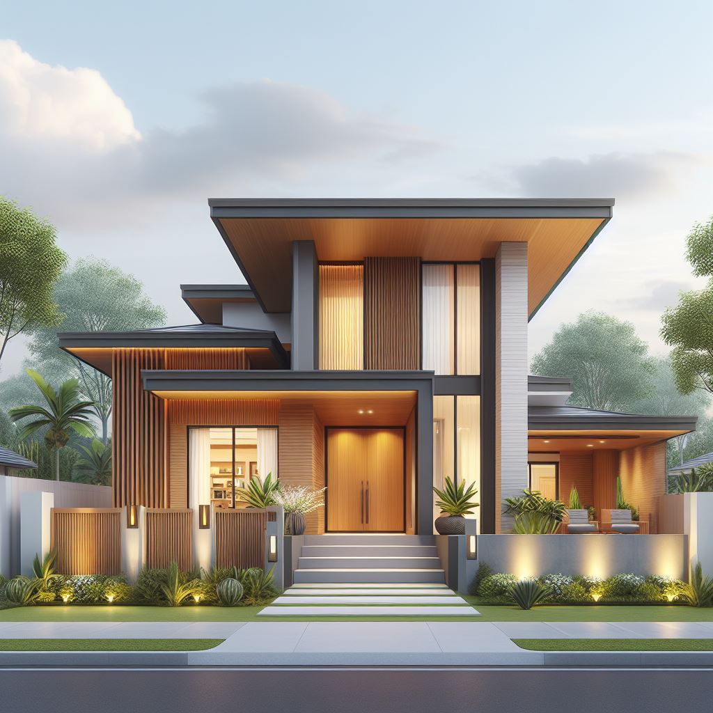 beautiful simple contemporary house design