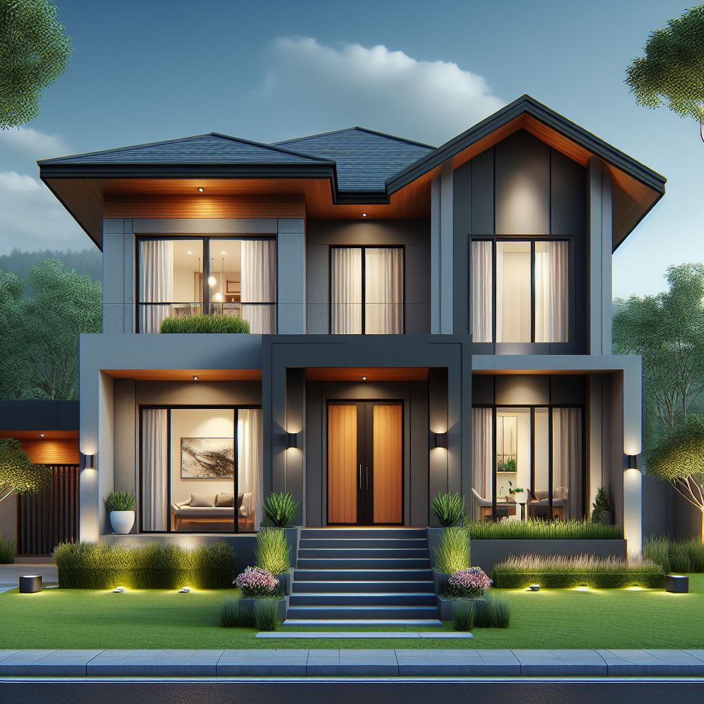 beautiful simple contemporary house design