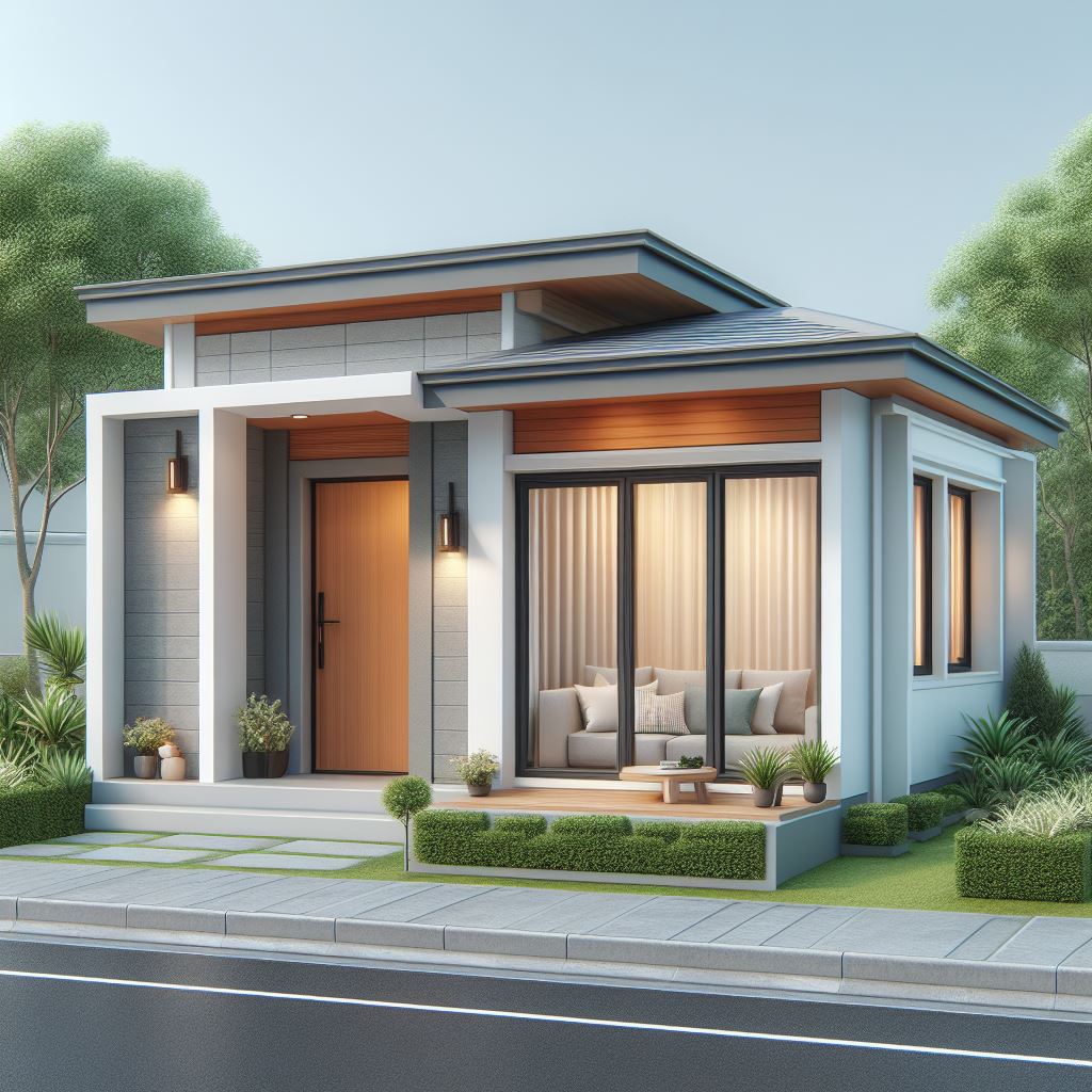 simple modern one story house17