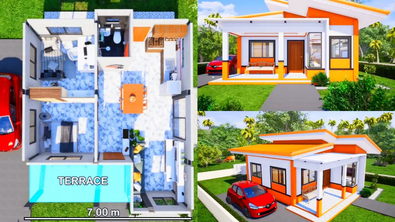 single story simple house plans